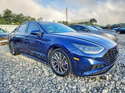 Czwarte zdjęcie samochodu z boku: 2022 HYUNDAI SONATA LIMITED VIN:5NPEH4J24NH148748 - miniatura