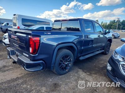 Trzecie zdjęcie samochodu z tyłu: 2022 GMC SIERRA K1500 ELEVATION VIN:3GTUUCETXNG553171 - miniatura