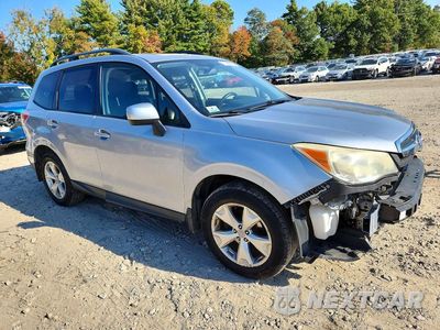 Czwarte zdjęcie samochodu z boku: 2014 SUBARU FORESTER 2.5I PREMIUM VIN:JF2SJAEC1EH402327 - miniatura