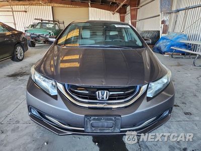 Piąte zdjęcie samochodu w środku: 2014 HONDA CIVIC HYBRID L VIN:19XFB4F32EE200812 - miniatura
