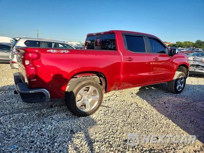 Trzecie zdjęcie samochodu z tyłu: 2019 CHEVROLET SILVERADO K1500 LT VIN:3GCUYDED8KG132371 - miniatura