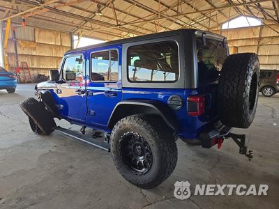 Drugie zdjęcie samochodu z przodu: 2020 JEEP WRANGLER UNLIMITED RUBICON VIN:1C4HJXFG3LW262707 - miniatura