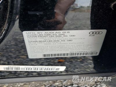 Zdjęcie 13 z 13 samochodu: 2015 AUDI Q5 PREMIUM PLUS VIN:WA1LFAFP0FA118343 - miniatura
