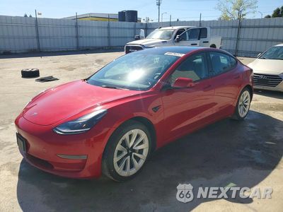 2022 TESLA MODEL 3 5YJ3E1EAXNF303978 - główne zdjęcie licytacji z USA - miniatura