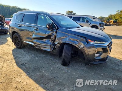 Czwarte zdjęcie samochodu z boku: 2019 HYUNDAI SANTA FE LIMITED 2.0T VIN:5NMS5CAA0KH111833 - miniatura