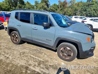 Czwarte zdjęcie samochodu z boku: 2018 JEEP RENEGADE SPORT VIN:ZACCJBAB7JPH43627 - miniatura