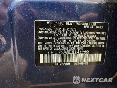 Zdjęcie 13 z 13 samochodu: 2014 SUBARU FORESTER 2.5I LIMITED VIN:JF2SJAHC3EH432568 - miniatura