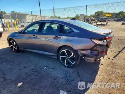 Drugie zdjęcie samochodu z przodu: 2018 HONDA ACCORD SPORT VIN:1HGCV1F3XJA240725 - miniatura