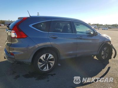 Trzecie zdjęcie samochodu z tyłu: 2016 HONDA CR-V TOURING VIN:5J6RM4H99GL013340 - miniatura