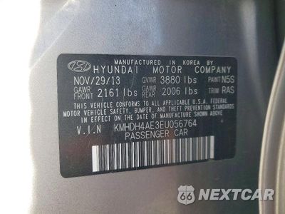 Zdjęcie 12 z 12 samochodu: 2014 HYUNDAI ELANTRA SE VIN:KMHDH4AE3EU056764 - miniatura