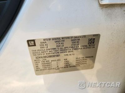 Zdjęcie 13 z 13 samochodu: 2011 CHEVROLET EQUINOX LT VIN:2CNALDEC8B6381981 - miniatura