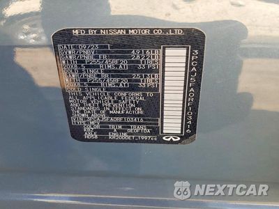 Zdjęcie 12 z 12 samochodu: 2024 INFINITI QX50 SPORT VIN:3PCAJ5FA0RF103416 - miniatura