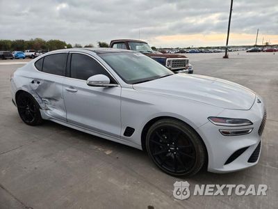 Czwarte zdjęcie samochodu z boku: 2022 GENESIS G70 2.0T VIN:KMTG34TA9NU102092 - miniatura