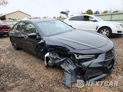 Czwarte zdjęcie samochodu z boku: 2023 ACURA TLX A-SPEC VIN:19UUB6F51PA002136 - miniatura