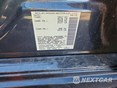 Zdjęcie 12 z 12 samochodu: 2016 NISSAN ALTIMA 2.5 S VIN:1N4AL3AP9GC289161 - miniatura