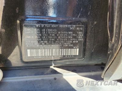 Zdjęcie 12 z 12 samochodu: 2013 SUBARU OUTBACK 2.5I VIN:4S4BRBAC4D3319162 - miniatura