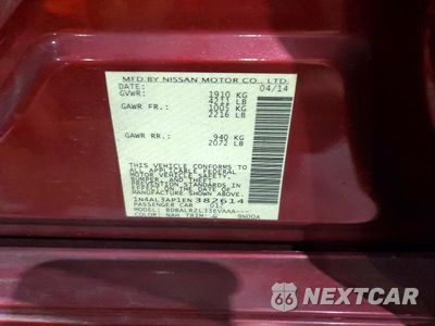 Zdjęcie 12 z 12 samochodu: 2014 NISSAN ALTIMA 2.5 S VIN:1N4AL3AP1EN382614 - miniatura