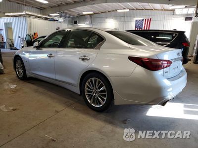 Drugie zdjęcie samochodu z przodu: 2018 INFINITI Q50 3.0T LUXE VIN:JN1EV7AR6JM437043 - miniatura