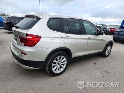 Trzecie zdjęcie samochodu z tyłu: 2014 BMW X3 XDRIVE28I VIN:5UXWX9C57E0D37713 - miniatura
