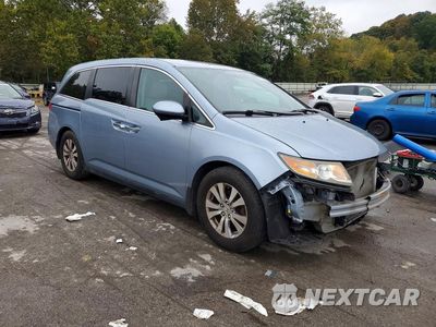 Czwarte zdjęcie samochodu z boku: 2014 HONDA ODYSSEY EX VIN:5FNRL5H48EB052326 - miniatura