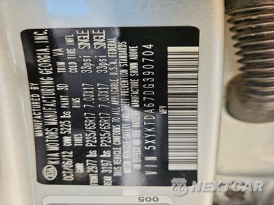 Zdjęcie 12 z 12 samochodu: 2013 KIA SORENTO LX VIN:5XYKTDA67DG390704 - miniatura