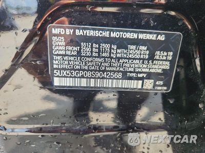 Zdjęcie 13 z 13 samochodu: 2025 B M W X SERIES X3 4D SUV 30 XDRIVE MSPORT VIN:5UX53GP08S9042568 - miniatura