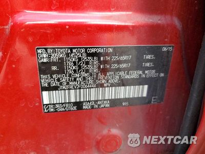 Zdjęcie 12 z 12 samochodu: 2015 TOYOTA RAV4 LE VIN:JTMZFREV2FD064444 - miniatura