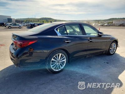Trzecie zdjęcie samochodu z tyłu: 2021 INFINITI Q50 LUXE VIN:JN1EV7BR6MM751004 - miniatura