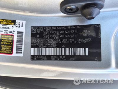 Zdjęcie 13 z 14 samochodu: 2024 TOYOTA SIENNA PLATINUM 7-PASSENGER VIN:5TDESKFC3RS117952 - miniatura