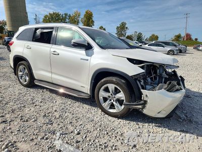 Czwarte zdjęcie samochodu z boku: 2019 TOYOTA HIGHLANDER HYBRID LIMITED VIN:5TDDGRFH7KS076636 - miniatura