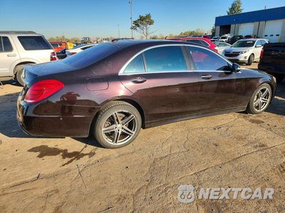 Trzecie zdjęcie samochodu z tyłu: 2015 MERCEDES-BENZ S 550 4MATIC VIN:WDDUG8FB6FA079381 - miniatura