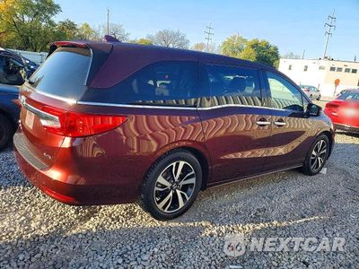 Trzecie zdjęcie samochodu z tyłu: 2019 HONDA ODYSSEY ELITE VIN:5FNRL6H91KB050365 - miniatura