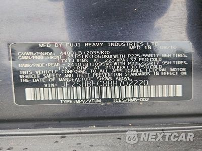 Zdjęcie 13 z 13 samochodu: 2011 SUBARU FORESTER LIMITED VIN:JF2SHBEC8BH702220 - miniatura