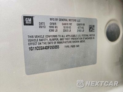 Zdjęcie 12 z 12 samochodu: 2013 CHEVROLET MALIBU 1LT VIN:1G11C5SA4DF293055 - miniatura