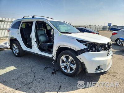 Czwarte zdjęcie samochodu z boku: 2015 TOYOTA HIGHLANDER HYBRID LIMITED VIN:5TDDCRFH6FS012802 - miniatura