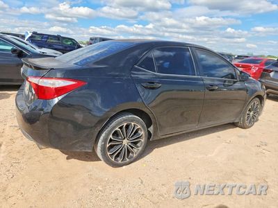 Trzecie zdjęcie samochodu z tyłu: 2014 TOYOTA COROLLA S PLUS VIN:5YFBURHE3EP003540 - miniatura