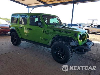 Czwarte zdjęcie samochodu z boku: 2019 JEEP WRANGLER UNLIMITED SAHARA VIN:1C4HJXEG8KW571248 - miniatura