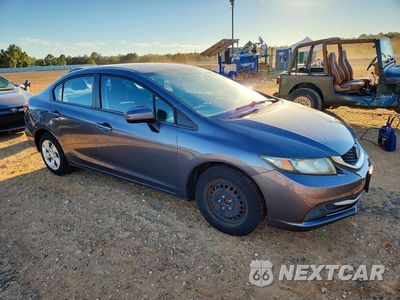 Czwarte zdjęcie samochodu z boku: 2014 HONDA CIVIC LX VIN:2HGFB2F56EH559849 - miniatura