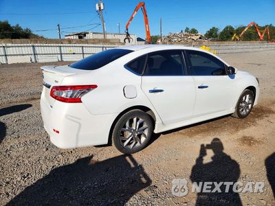 Trzecie zdjęcie samochodu z tyłu: 2014 NISSAN SENTRA SR VIN:3N1AB7AP0EY262748 - miniatura