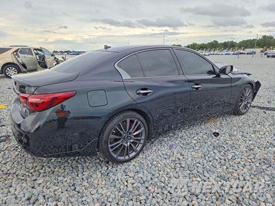 Trzecie zdjęcie samochodu z tyłu: 2024 INFINITI Q50 RED SPORT 400 VIN:JN1FV7DP2RM660335 - miniatura