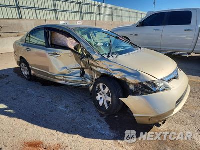 Czwarte zdjęcie samochodu z boku: 2008 HONDA CIVIC LX VIN:1HGFA16538L072810 - miniatura