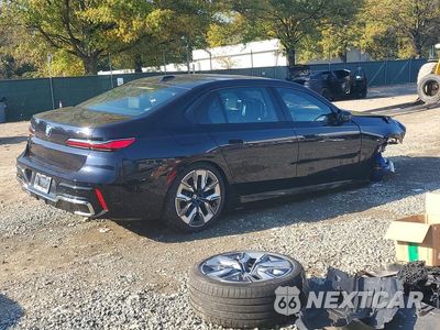 Trzecie zdjęcie samochodu z tyłu: 2024 BMW I7 M70 VIN:WBY83EH07RCP54843 - miniatura