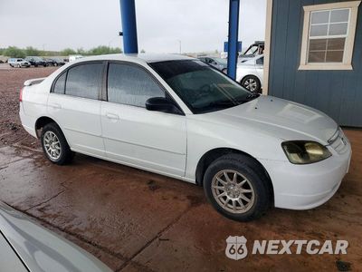 Czwarte zdjęcie samochodu z boku: 2002 HONDA CIVIC LX VIN:1HGES16572L068436 - miniatura