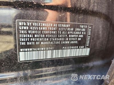 Zdjęcie 12 z 12 samochodu: 2014 VOLKSWAGEN GOLF VIN:WVWNM7AJ4EW010741 - miniatura