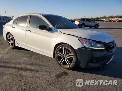 Czwarte zdjęcie samochodu z boku: 2016 HONDA ACCORD SPORT VIN:1HGCR2F60GA198188 - miniatura