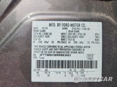 Zdjęcie 12 z 12 samochodu: 2024 FORD MAVERICK XLT VIN:3FTTW8H38RRB63663 - miniatura