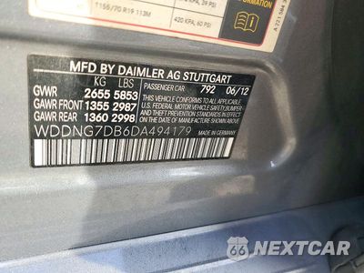 Zdjęcie 12 z 12 samochodu: 2013 MERCEDES-BENZ S 550 VIN:WDDNG7DB6DA494179 - miniatura