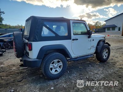 Trzecie zdjęcie samochodu z tyłu: 2018 JEEP WRANGLER SPORT VIN:1C4AJWAG2JL800122 - miniatura