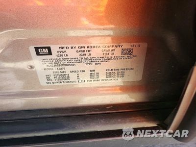 Zdjęcie 13 z 13 samochodu: 2013 BUICK ENCORE VIN:KL4CJASB6DB075921 - miniatura