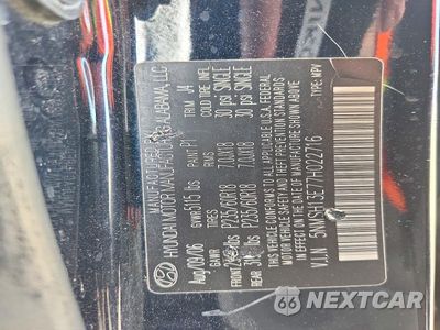 Zdjęcie 13 z 13 samochodu: 2007 HYUNDAI SANTA FE SE VIN:5NMSH13E77H022716 - miniatura